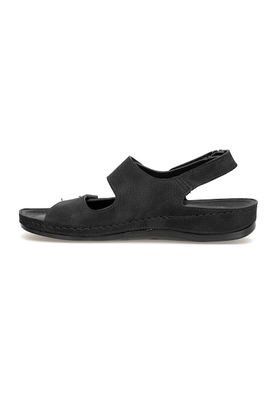 Elit Myss06-034 Erkek Düz Sandalet Siyah