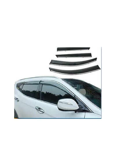 Hyundai Santa Fe 2013 2018 Kromlu Cam Rüzgarlığı