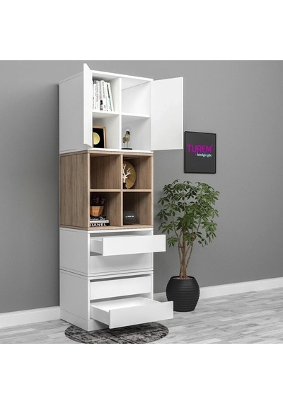 Paris Çok Amaçlı Dolap Mdf Sis Gri Paris Çok Amaçlı Dolap Mdf Sis Gri