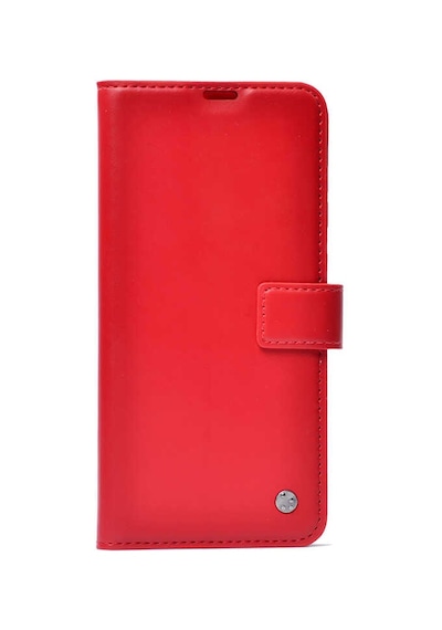 Zore Vivo V21e Kılıf Msra Kar Deluxe Kapaklı Kılıf - Kırmızı Kırmızı
