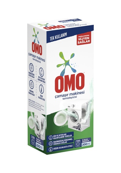 3 Adet Omo Çamaşır Makinesi Temizleyici 200 Ml Diğer