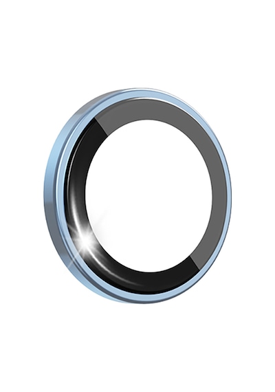 Apple Uyumlu   iPhone 17 Air Wiwu Lg-003 Lens Guard Çizilmeye Dayanıklı Safir Kamera Lens Koruyucu Açık Mavi