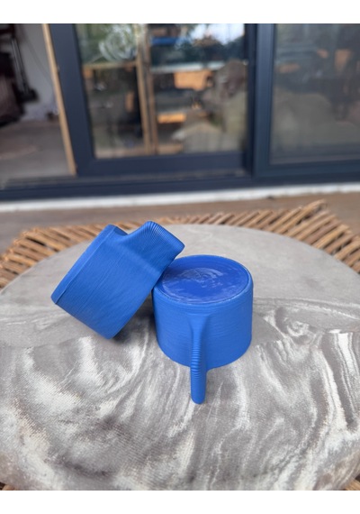 Argile Rouge - Upsala Porselen Espresso Fincanı 3d Printed & El Yapımı Lacivert