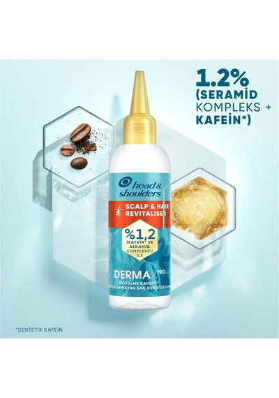 Lexroo Dermaxpro Scalp & Hair Revitaliser Dökülme Karşıtı Durulanmayan Saç Derisi Serumu Kafein Ve