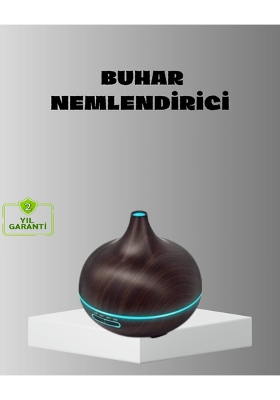 Mey İthalat Aromaterapi Difüzörü 550 Ml Ultrasonik Nemlendirici Otomatik Kapanma Özellikli