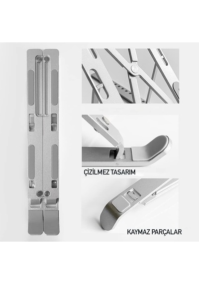 Taşınabilir Laptop Stant Bilgisayar Stant Notebook Stant Tüm Laptoplarla Uyumlu Bilgisayar Stan