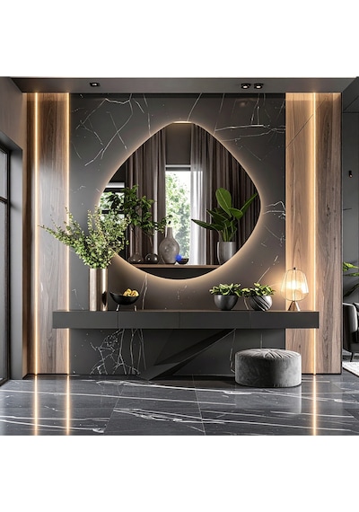 Zynor Günışığı Lazer Kumlamalı Lavabo & Banyo Aynası Dokunmatik Sensörlü 80 X 80