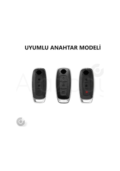 Nissan Trail Juke Qashqai Silikon Desenli Anahtar Kılıfı Yeni Kasa