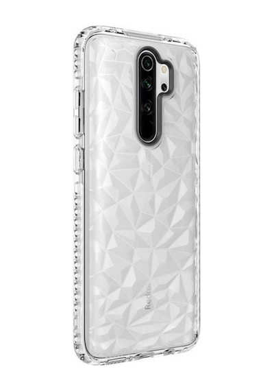 Xiaomi Redmi Note 8 Pro Kılıf Zore Buzz Kapak Beyaz