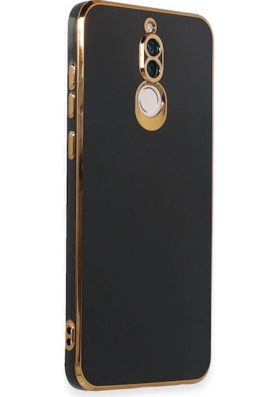 Mey İthalat Huawei Mate 10 Lite Kılıf Volet Silikon - Siyah