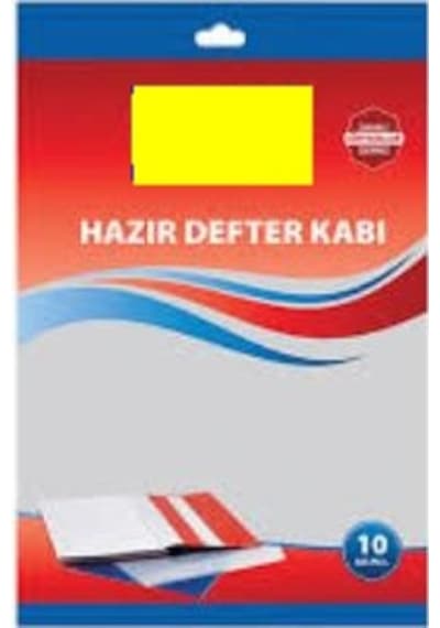 Hazır Defter Kabı 10Lu Sarı A4