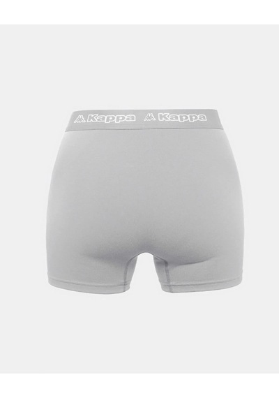Kappa Logo Fuego 3 Pack Erkek Siyah-gri Slim Boxer
