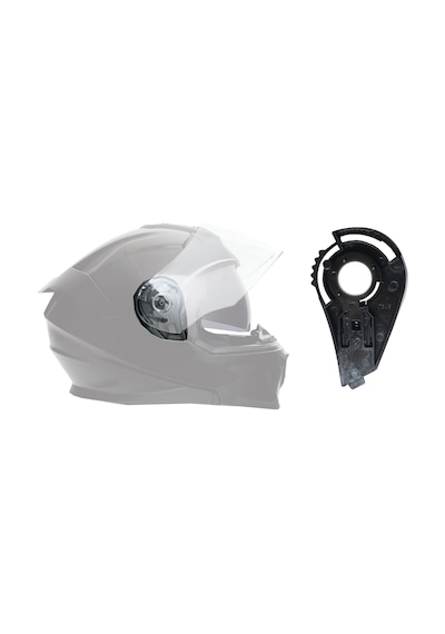 Gp Nero Mks004 Uyumlu Motosiklet Kask Vizör Bağlantı Aparatı Siyah