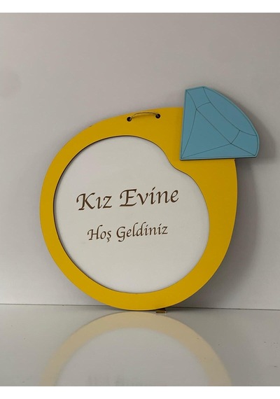 Kız Evi Hoşgeldiniz Kapı Süsü
