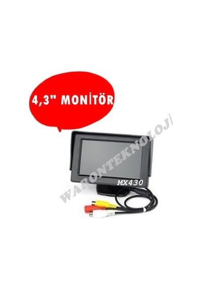 Araç Geri Görüş Kamerası Monitörü 5 İnç