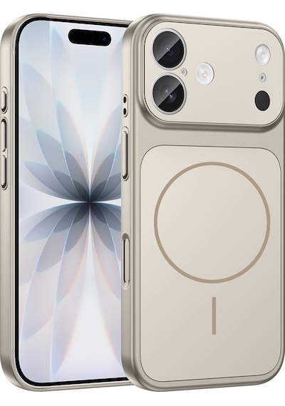 Apple Uyumlu iPhone 17 Kılıf Magsafe Şarj Özellikli Kamera Korumalı 17 Serisi Dönüşüm Kapak Gri