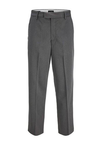 Jack & Jones Erkek Wide Leg Düsük Bel Chino Pantolon - Bill - 12293368 Dark Grey Melange