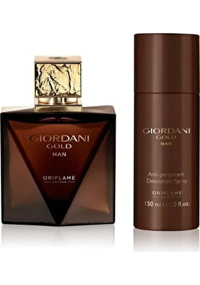 Oriflame Giordani Gold Man Erkek Parfüm EDT 75 ML + Deodorant 150 ML