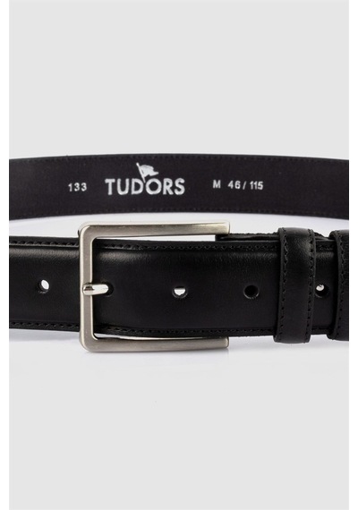 Tudors Erkek %100 Hakiki Deri 3,5 Cm Klasik Siyah Kemer-24421 Siyah Tudors Erkek %100 Hakiki Deri 3,5 Cm Klasik Siyah Kemer-24421 Siyah