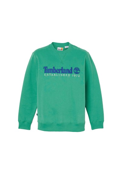 Timberland Embroidery Logo Brush Back Crew Neck Erkek Sweatshirt - Tb0a65dd 001