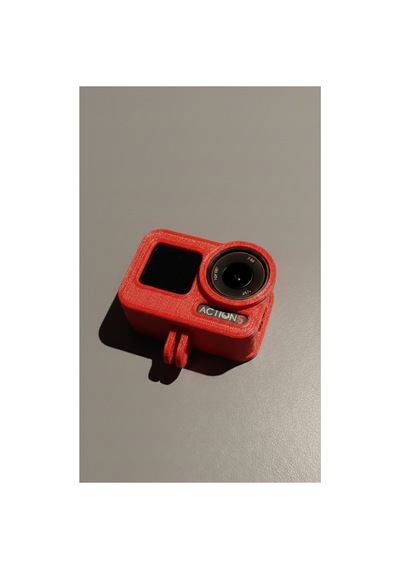 Djı Osmo Action 5 4 3 Uyumlu Yumuşak Çerçeve Kılıf - Tüm Gopro Aksesuarlarıyla Uyumlu Kırmızı