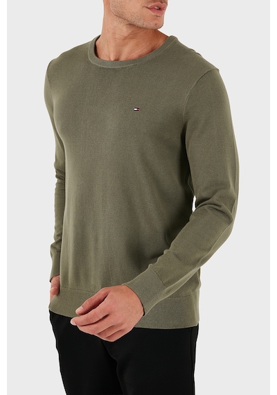 Tommy Hilfiger Erkek Kazak Mw0mw39999 Plı Yeşil Yeşil