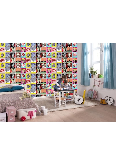 Tink Popart2 Desenli Pvc Karo Diğer