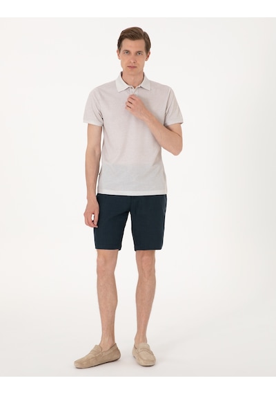 Pierre Cardin Erkek Bej Tişört 50306060-vr011 Bej