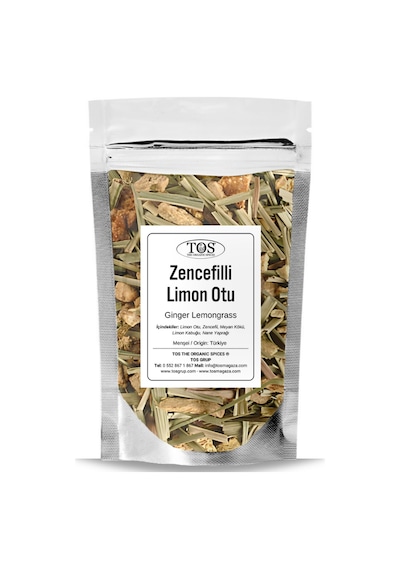 Tos The Organic Spices Zencefilli Limon Otu 40 G
