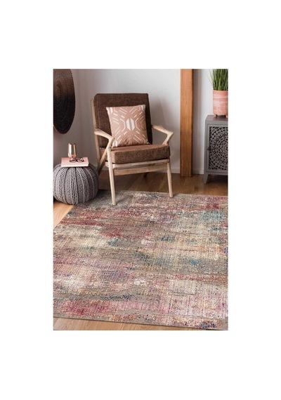 Frenda Home Venüs Modern Pamuk Taban Yıkanabilir Halı Kahve
