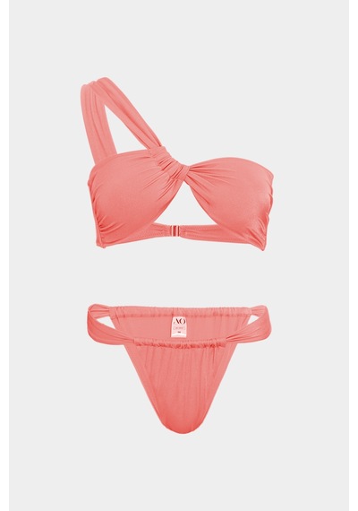 Açelyaokcu Premium Juno Slim Fit Kadın Bikini Altı Somon