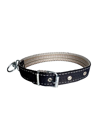 Tasma Atalier Köpek Boyun Tasması Siyah Çok Renkli