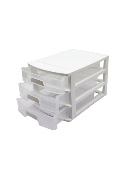 No:3 Çekmece 3 Katlı 35x25.4x22.6cm Siyah Veya Beyaz Gönderilir Bx40 Diğer