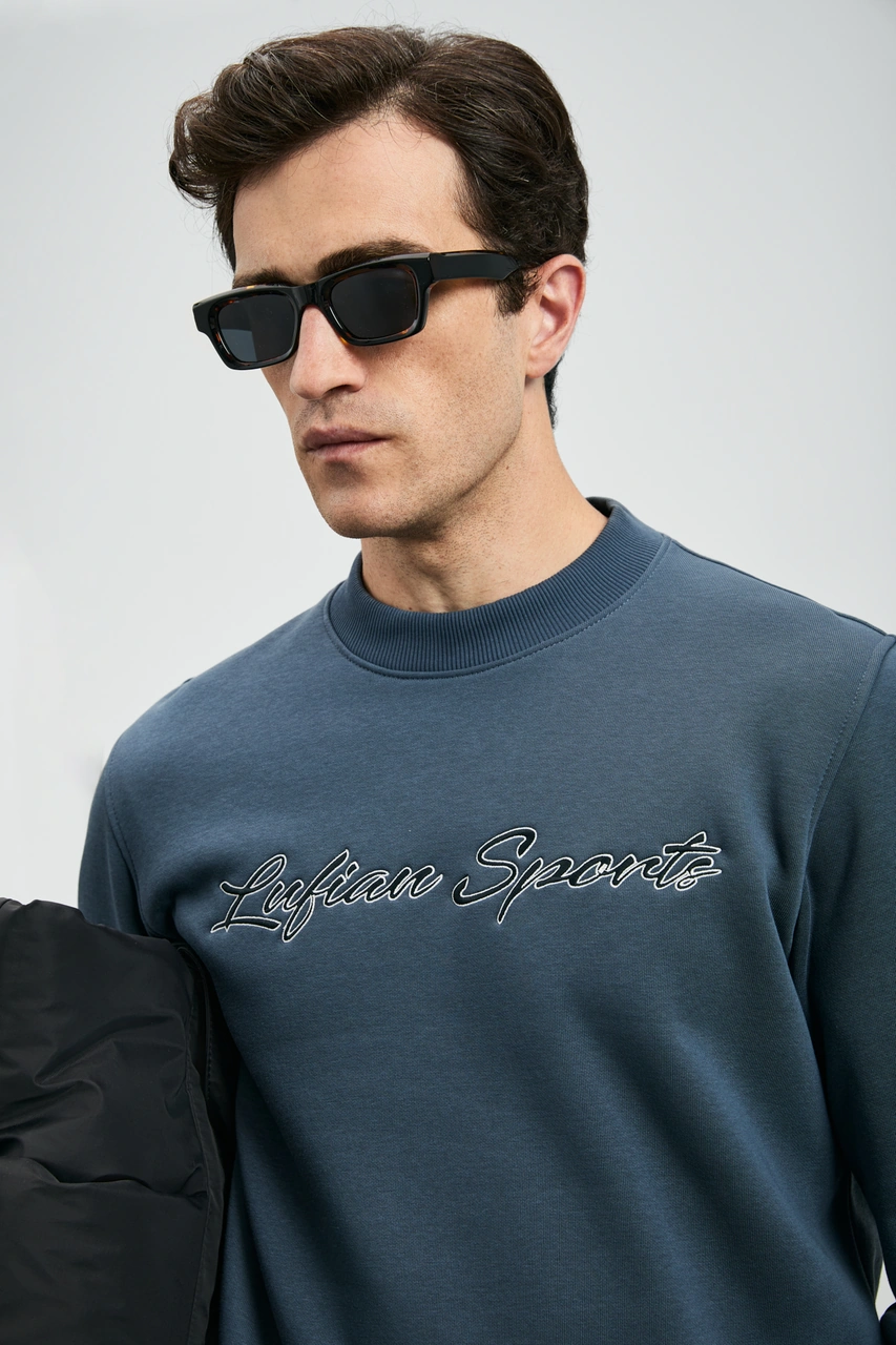 Lufian Loved Erkek Sweatshirt Antrasit Antrasit 112030170100110 Antrasit