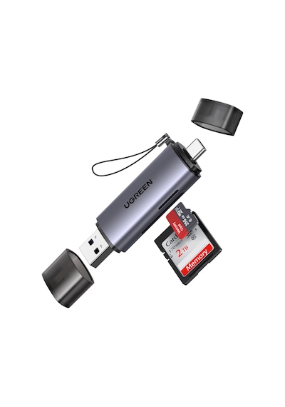 Ugreen 2-in-1 Usb-c, Usb-a Sd, Tf Otg Kart Okuyucu Adaptör, 50706