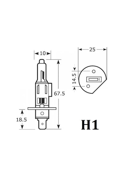 Narva 2 Adet 24v. H1 Ampul, No.48702, Ean.4013790008961