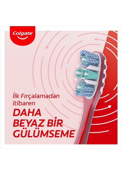 Colgate 360 Gelişmiş Optik Beyaz Yumuşak Beyazlatıcı Diş Fırçası
