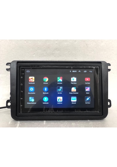 Volkswagen Caddy Android 7 İnç Üniversal Dabıl Gps Usb Sd Bt