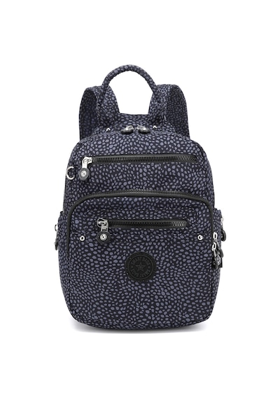 Smart Bags Günlük Küçük Boy Su Geçirmez Krınkıl Kumaş Kadın Sırt Çantası Puantiye Siyah