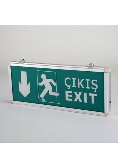Exıt Çıkış Aşağı 4 Saat Akülü