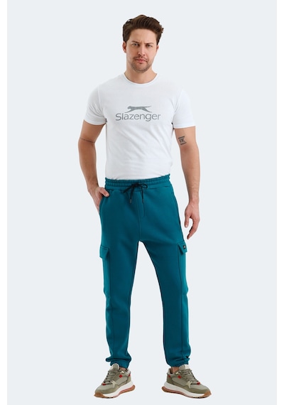 Slazenger Valora 2 Li Set Erkek Siyah - Petrol Eşofman Altı Siyah - Petrol