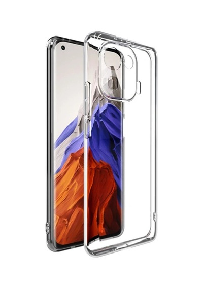 Ally Xiaomi Mi 11 Pro Kılıf Kamera Korumalı Ultra İnce Şeffaf Silikon Kılıf- 5775 Mh-hs4200-3358