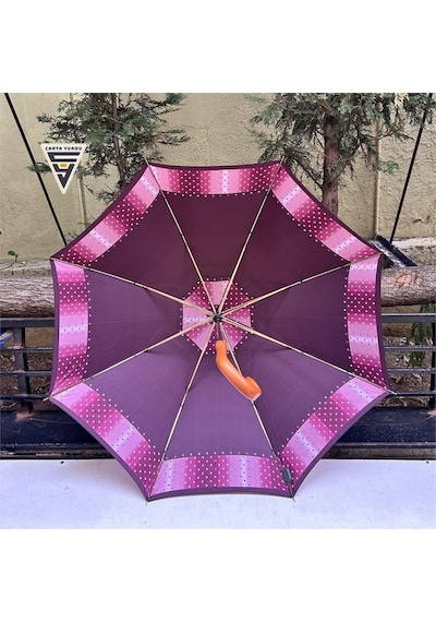 Snotline 23l Baston L3 Kadın Şemsiye Desenli Bordo