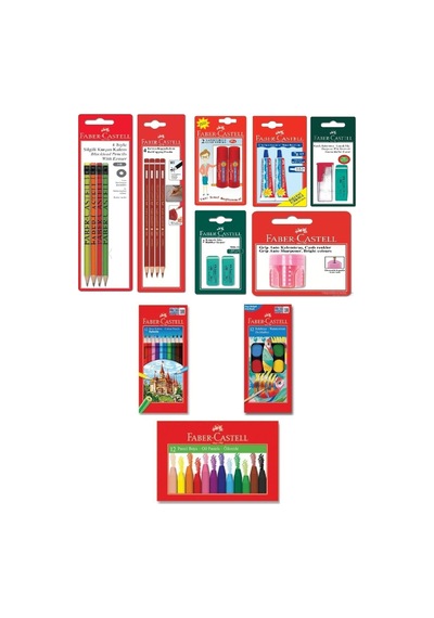 Faber-castell Candy Silgili Back To School Set Karışık7