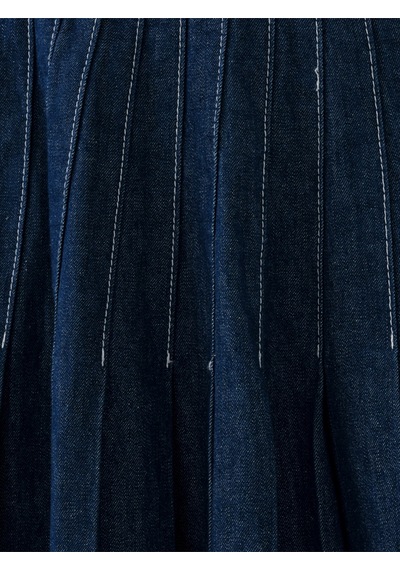Relaxed Fit Kadın Etek Denim