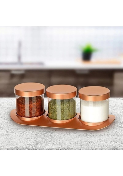 Bronz Baharat Seti Lüx 3lü Set 13710974