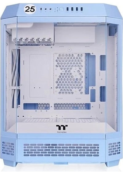 Thermaltake The Tower 600 TG CA-1Z1-00MFWN-00 Oyuncu Mid-tower Bilgisayar Kasası Mavi