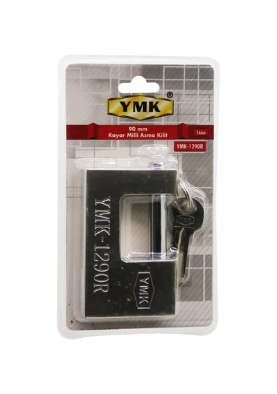 90mm Gri Kayar Milli Asma Kilit Bx40