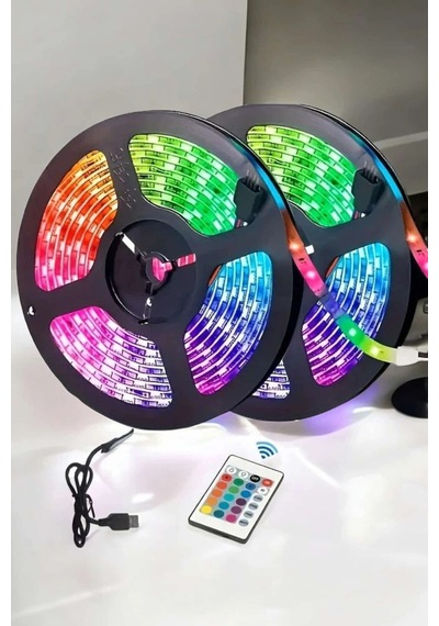 Led Işık 5 Metre Şerit Led Rgb Işıklı 53337435