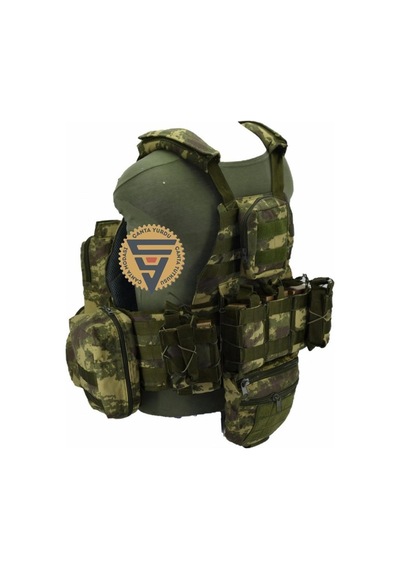 Nature Multifonksiyonel Cordura Askeri Taktik Yelek Haki Kamuflaj